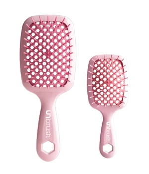 UNbrush Detangling Pastel Duo Set - Peony Light Pink No Tangle Bürste · 1 Stk