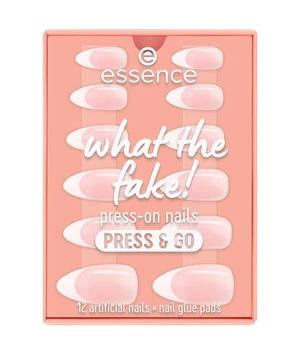 essence what the fake! press-on nails PRESS & GO Kunstnägel · 12 Stk · Creme