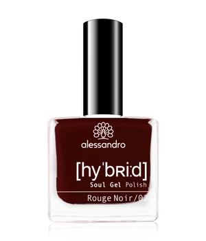 Alessandro Hybrid Nagellack · 8 ml · Schwarz