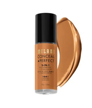 Milani Cosmetic Conceal + Perfect 2-In-1 Fondation + Concealer Flüssige Foundation · 30 ml · Hellbraun