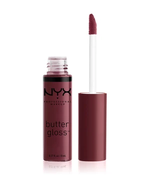 NYX Professional Makeup Butter Gloss Lipgloss · 8 ml · Dunkelrot