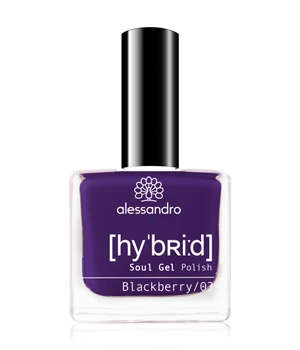 Alessandro Hybrid Nagellack · 8 ml · Schwarz