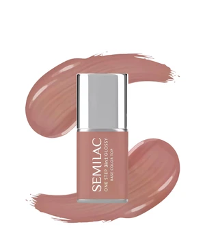Semilac 3in1 One Step Glossy Gel Nagellack · 7 ml · Hellbraun