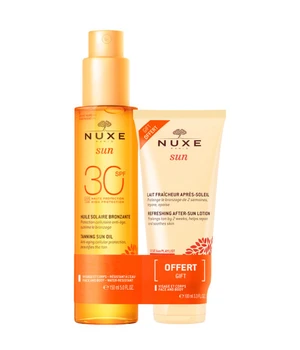 NUXE Sun Sonnenöl LSF 30 + After-Sun Milch Körperpflegeset · 1 Stk