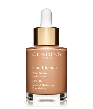 CLARINS Skin Illusion Natural Hydrating SPF 15 Flüssige Foundation · 30 ml · Hellbraun