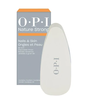 OPI Nature Strong Nails & Skin Disposable Grit Strips 80 Grit Nagelfeile · 20 Stk