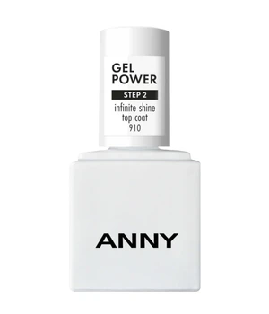 ANNY Gel Power Infinite Shine Top Coat Gel Nagellack · 8 ml · Creme