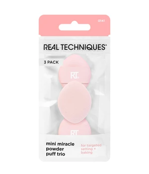 Real Techniques Mini Miracle Powder Puff Trio Make-Up Schwamm · 1 Stk