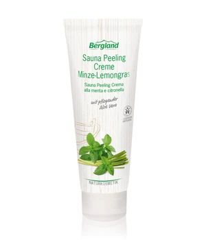 Bergland Sauna Peeling Creme Minze-Lemongras Körpercreme · 100 ml