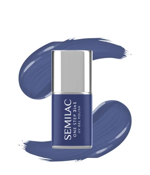 Semilac One Step 3in1 UV Gel Polish Gel Nagellack · 7 ml · Blau