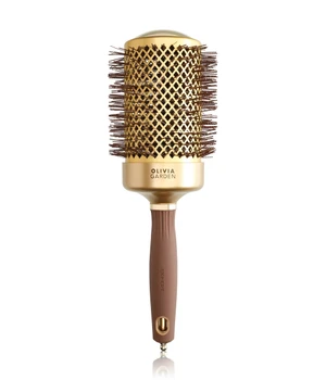 Olivia Garden Expert Blowout Shine 65/80 wavy bristles, gold/brown Rundbürste · 1 Stk