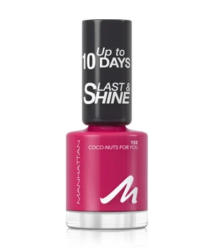 Manhattan Last & Shine Nail Polish Nagellack · 8 ml · Dunkelrot