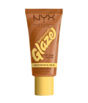 NYX Professional Makeup Buttermelt Glaze Soft Glow Skin Tint SPF 30 Flüssige Foundation · 30 ml · Braun