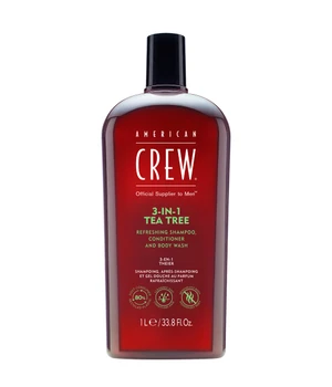 American Crew Hair Care & Body 3in1 Tea Tree Haarshampoo · 1000 ml