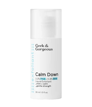 Geek & Gorgeous Calm Down 4% PHA + BHA Liquid Gesichtspeeling · 30 ml