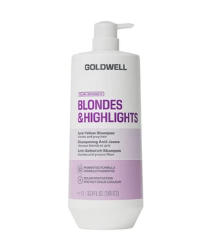 Goldwell Dualsenses Blondes & Highlights Anti-Gelbstich Shampoo - Neue Formulierung Haarshampoo · 1000 ml