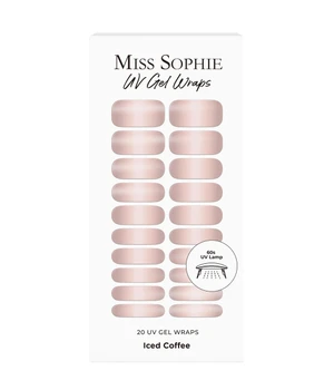 Miss Sophie UV Gel Wraps Iced Coffee Nagelfolie · 20 Stk · Nude