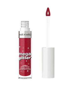 wet n wild Mega Glitter Shimmer Liquid Lipstick Liquid Lipstick · 3 ml · Dunkelrot