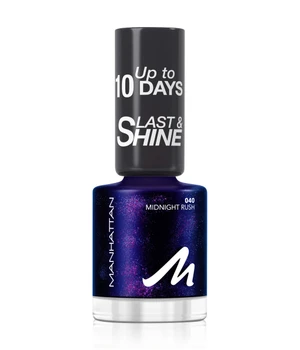 Manhattan Last & Shine Nail Polish Nagellack · 12 ml · Schwarz