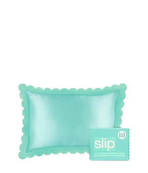 Slip Pure Silk Queen Pillowcase with Scalloped Edge - Turquoise Kissen · 1 Stk