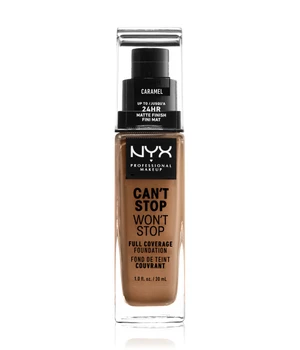 NYX Professional Makeup Can't Stop Won't Stop 24-Hour Foundation Flüssige Foundation · 30 ml · Hellbraun