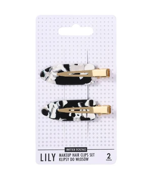 Sister Young LILY BLACK & WHITE Haarspangen · 2 Stk