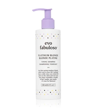 evo Fabuloso Platinum Blonde Toning Haarshampoo · 250 ml
