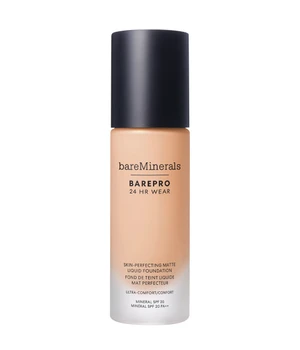 bareMinerals BarePro 24H Matte Comfort Liquid Foundation Flüssige Foundation · 30 ml · Nude
