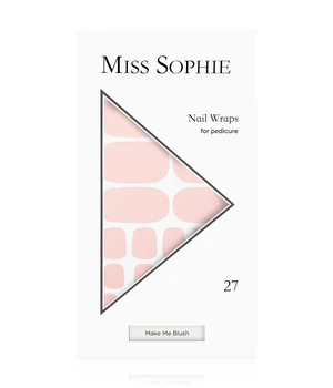 Miss Sophie Make Me Blush Pedicure Nagelfolie · 27 Stk · Creme