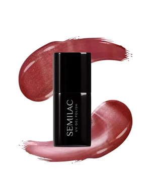 Semilac UV Nagellack Gel Nagellack · 7 ml · Braun