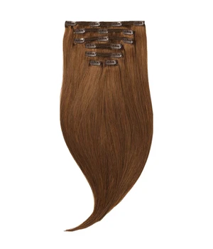 Rapunzel of Sweden Classic Clip-ins Straight / Medium Volume / 7 pieces 5.4 Copper Brown 50 cm Haarverlängerung · 110 g