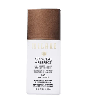 Milani Cosmetic Conceal + Perfect Sun Kissed Liquide Bronzing Drops Bronzer · 30 ml · Schwarz