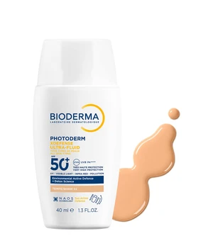 BIODERMA Photoderm XDefense Ultra Fluid SPF 50+ – Shade 02 - Detox-Sonnenschutz mit sehr hohem Schutz vor UV-, Blue Light und Umweltstress, hell getönt · 40 ml
