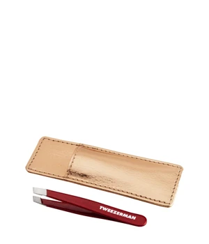 Tweezerman Vintage Rose Mini Slant Tweezer - Mini Pinzette im Etui Pinzette · 1 Stk