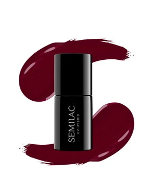 Semilac UV Colours UV Gel Polish Gel Nagellack · 7 ml · Dunkelrot