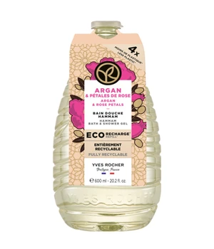 Yves Rocher Hammam Arganöl & Rosenblüten Nachfüllpack Duschbad Duschgel · 600 ml