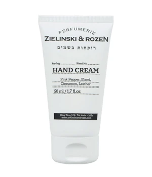 Zielinski & Rozen Pink Pepper, Elemi, Cinnamon, Leather Handcreme · 50 ml