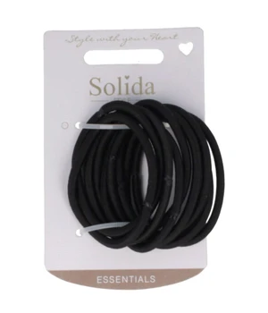 Solida Haargummis schwarz, 5 cm, 9 Stk. Haargummi · 9 Stk