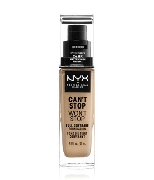 NYX Professional Makeup Can't Stop Won't Stop 24-Hour Foundation Flüssige Foundation · 30 ml · Grau
