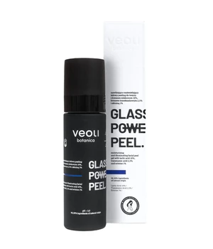 Veoli Botanica GLASS SKIN POWER PEEL Moisturizing and illuminating facial peel gel Gesichtspeeling · 30 ml