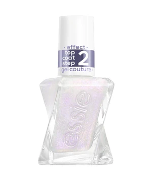 essie Gel Couture metallic glaze Top Coat · 14 ml · Creme