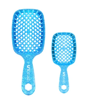 UNbrush Detangling Glitter Duo Set - Sapphire Blue No Tangle Bürste · 1 Stk