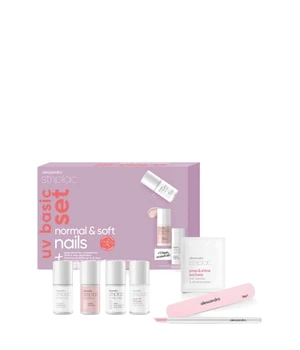 Alessandro Striplac UV Basic Set + Colour Normal & Soft Nails Gel Nagellack · 1 Stk