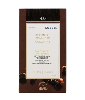 KORRES Arganöl Hochentwickelte Haarcoloration Braun / Mittelbraun 4.0 Haarfarbe · 1 Stk