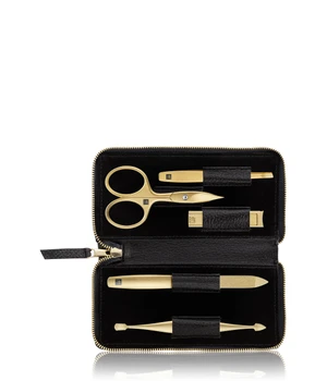 Zwilling Premium Maniküre Set 5tlg. mit Kompakt-Nagelknipser Leder, in Schwarz Maniküre-Set · 1 Stk
