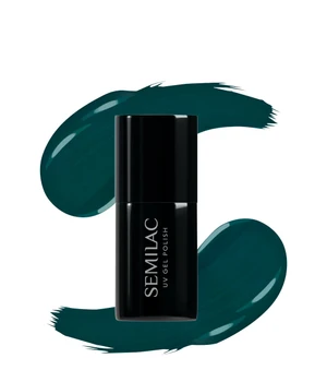 Semilac UV Nagellack Gel Nagellack · 7 ml · Schwarz