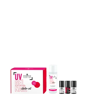 essence studio nails UV GEL NAIL Starter Set Nagellack-Set · 1 Stk · Dunkelrot