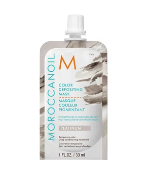Moroccanoil Color Depositing Mask Platinum Farbmaske · 30 ml · Grau