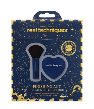 Real Techniques FINISHING ACT BRUSH & PUFF DUO Pinselset · 1 Stk