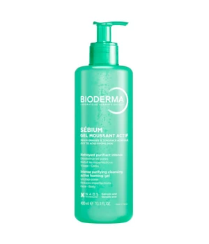 BIODERMA Sébium Gel moussant actif - Anti-Akne-Reinigungsgel mit AHA und BHA Reinigungsgel · 400 ml
